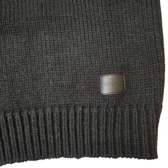 The Kooples Wool Acrylic Chunky Warm Sweater Black Men Small, Fits Medium - Picture 2 of 8